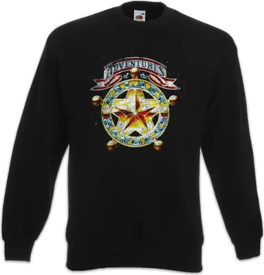Produktbild von Urban Backwoods Adventures Of The Galaxy Rangers, Sweatshirt, Farbe: Schwarz, Größe: M