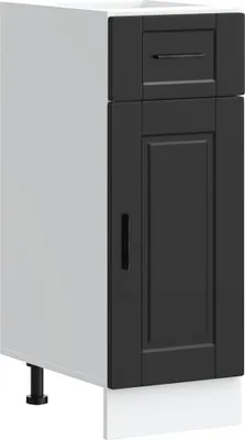 Produktbild von "2026 Aktion"Hängeschrank/Küchen-Unterschrank - elegantes Design - Küchenmöbel/Buffetschrank - Porto Schwarz Holzwerkstoff - Küchenschränke NeuMöbel867316