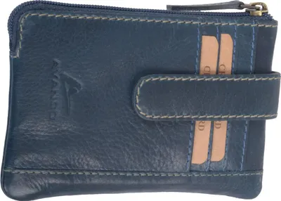 Produktbild von Echtleder Schlüsseltasche, blau
