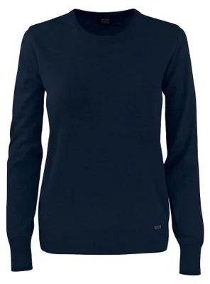 Immagine prodotto di Cutter & Buck - Felpa da donna "Kennewick", girocollo ET378 (taglia L), colore blu navy scuro
