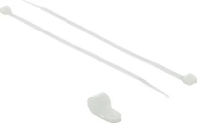 Zdjęcie produktu dla DeLOCK 18869, Opaska kablowa do drabiny, Nylon, Biały, 1,27 cm, V2, -10 - 120 °C