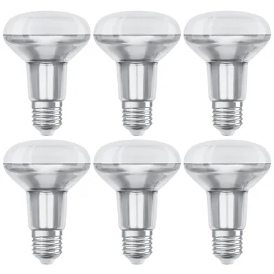 Produktbild von Osram ST R80 100 36° 9.1W/2700K E27 6PACK LED-Reflektor, Sockel E27, 9,1 Watt, Warmweiß, 2700 K, 10kWh/1000h