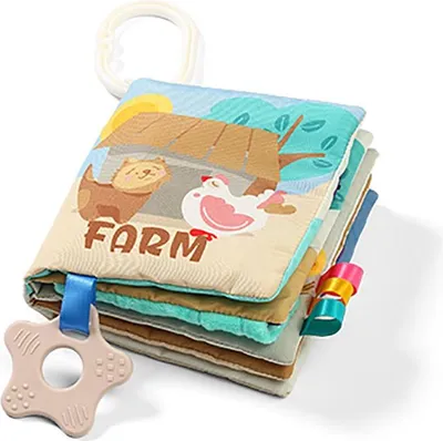 Image de BabyOno Livre sensoriel souple - Ferme
