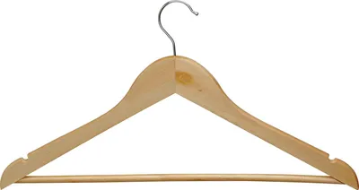 Image de Cintre MAUL MAULmira en métal et bois, 44,5 x 1,2 x 23 cm, marron