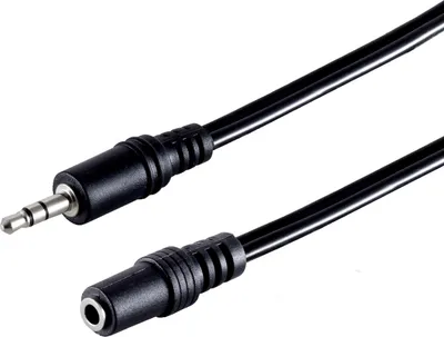 Produktbild von 5.0m Stereo Audio Verlängerung Kabel 3,5mm Klinke Stecker - Buchse