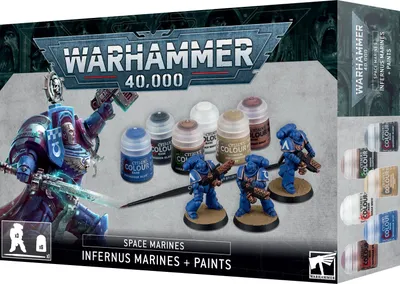 Produktbild von Warhammer 40.000 Space Marines Infernus Marines and Paints