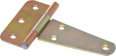 Obrázek produktu pro Aqbau® Křížový závěs Závěs dveří Závěs okenic Závěs T-kus T-kus zkosený 2ks (70x75mm)