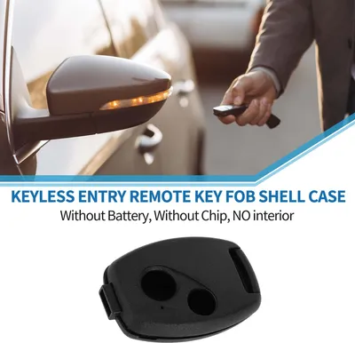 Image de Coque De Clé À 2 Boutons Pour Télécommande Sans Clé De Remplacement Pour Honda Civic 2006-2013