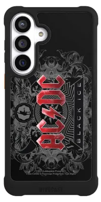 Produktbild von NIVOCASE Hülle für Samsung Galaxy S26+  Stoßfeste Handyhülle NIVOmax Case Schwarz ACDC Black Ice Fanartikel