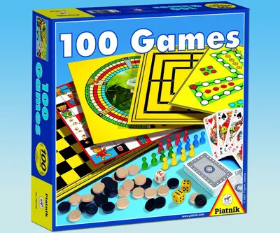 Produktbild von Piatnik Brettspielset 100 Spiele (auf Lettisch, Russisch)