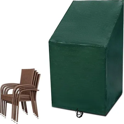 Image de Housse de protection Famanu pour chaises de jardin - imperméable, résistante aux UV - 1 pièce - 68 x 96 x 110/150 cm