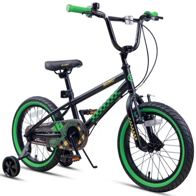 Produktbild von BMX-Stil Kinderfahrrad, 16 Zoll, mit Handbremsen und Stützrädern