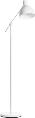 Produktbild von HOMCOM Stehlampe höhenverstellbar, schwenkbar Stehleuchte, 40 W Standlampe exkl. Leuchtmittel, Leselampe Bogenlampe mit E27 Sockel, Weiß
