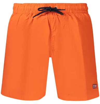 Produktbild von Herren Badeboxer in Orange: Stilvoller Komfort mit Taschen