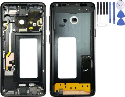 Produktbild von Mittelrahmen Schwarz für Samsung Galaxy S9 G960 G960F Ersatzteil Gehäuse Ersatz