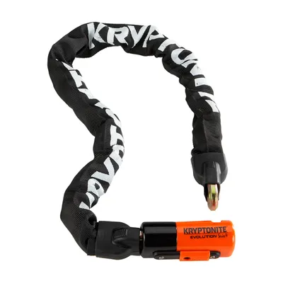 Produktbild von Kryptonite EVOLUTION 1090, Kettenschloss, Schwarz, Orange, Stahl, Stahl, Nylon, Gehärteter Stahl