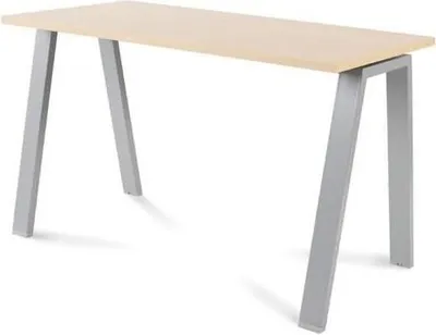 Produktbild von Schreibtisch Blanca BxTxH 120x60x73cm Gestell grau Platte Melamin buche