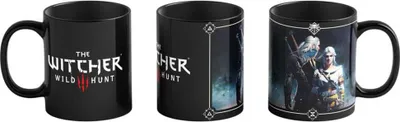Productafbeelding van Cenega The Witcher 3 Geralt & Ciri, set van 480 liter, zwart, keramiek, kan, universeel