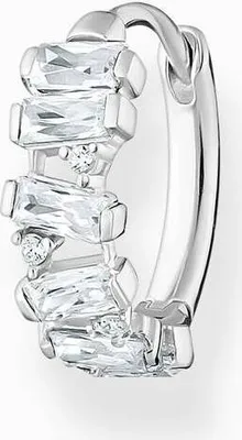 Produktbild von THOMAS SABO Creole silber/ Weisse Steine CR665-051-14