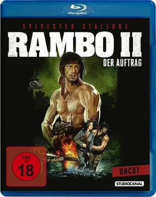Zdjęcie produktu dla PLAION 1077437, Film, Blu-ray, Niemiecki, Angielski, Francuska, 95 min, RAMBO: FIRST BLOOD PART II, Przygoda/Przygodowy