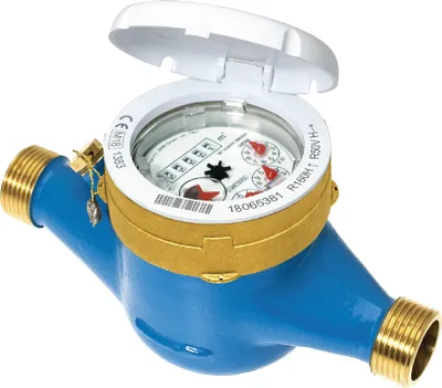 Produktbild von DN32 1 1/4" Inch BSP Wasseruhr Mehrstrahl Kaltes Wasser Zähler Messingkörper