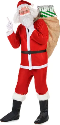 Produktbild von Weihnachtsmann Komplett-Kostüm Weihnachten rot-weiss - XXL