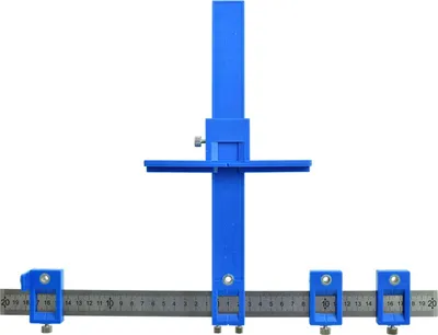 Immagine prodotto di Dima da falegnameria per la marcatura dei fori, guida, strumento per tracciatura 410x300 mm
