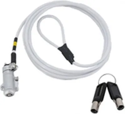 Image de Mobilis 001378 cable lock Black, Grey 1.8 m