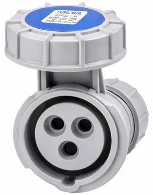 Immagine prodotto di Ecova 30532 Presa Industriale 16A 230V 2P+T IP67 IEC 60309