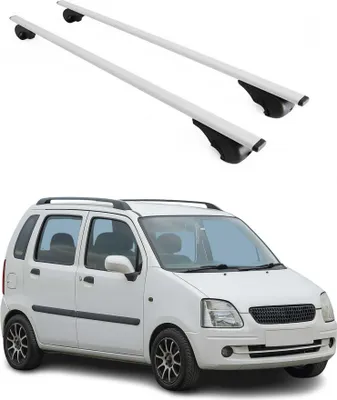 Immagine prodotto di Barre portatutto trasversali per Opel Agila 2000-2015, colore argento