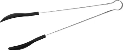 Produktbild von Berndes Küchenhelfer Steakzange, Fleischzange, Bratwurstzange, Grillzange, Edelstahl / Kunststoff, Silber / Schwarz, 009080