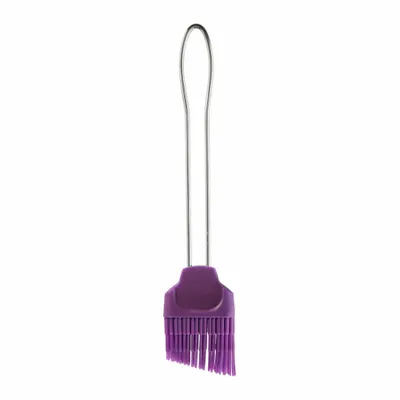 Immagine prodotto di Spazzola in silicone BIRKMANN, grande, viola, 21 x 4 cm, in silicone alimentare, senza BPA, 421899