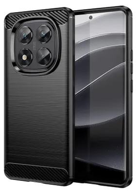 Produktbild von Hülle Carbon für Xiaomi Redmi Note 14 Pro 5G Schutzhülle Handy Case TPU Cover Handyhülle