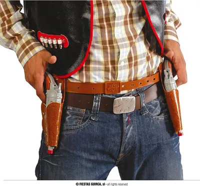 Produktbild von Guirca Doppelholster Mit 2 Pistolen    One Size
