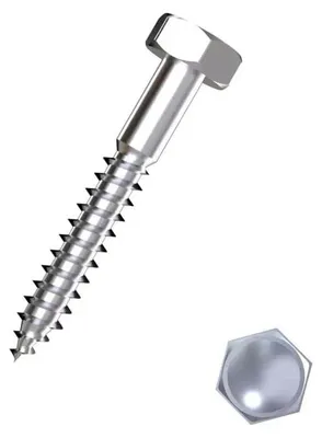Produktbild von Connex Holzschrauben 10.0 x 80 mm Sechskant Sechskantkopf - 40 Stk.
