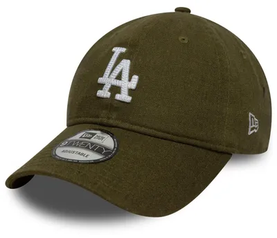 Produktbild von New Era 9Twenty Casual Cap LEINEN Los Angeles Dodgers oliv