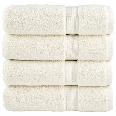 Produktbild von Möbel Premium-Handtücher SOLUND 4 Stk. Cremeweiß 50x100 cm 600 g/m² - Duschtücher &42981