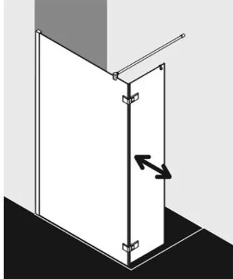Produktbild von Kermi MET1R100203UK WALK-IN MENA T1R 1000x