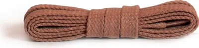 Produktbild von Langlebige flache Schnürsenkel 120 cm Kaps - Cognac