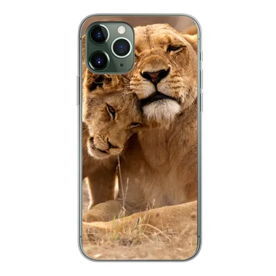 Produktbild von MuchoWow® Handyhülle Schutzhülle Hülle für iPhone 11 Pro Löwe - Wilde Tiere - Jungtier Silikon Softcase Handy Hülle - Handy