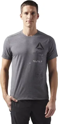 Image de Reebok T-shirt Speedwick Graphic, CF3744, Pointure: 170