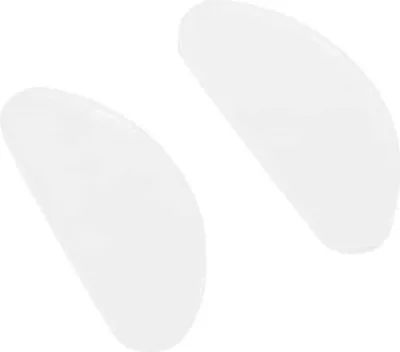 Produktbild von 20 Paar D-förmige selbstklebende Silikon-Nasenpads für Vollrandbrillen und Sonnenbrillen (transparent 19 x 8 x 1 mm)