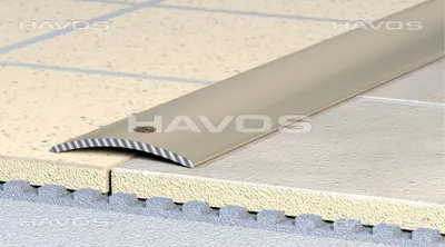 Produktbild von Übergangsprofil Ausgleichsprofil gelocht gewölbt B30mm eloxiert Champagne C 06