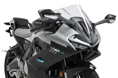 Produktbild von Windschild Puig Z-Racing transparent 460 x 375 mm mit ABE für Cfmoto 675SR-R