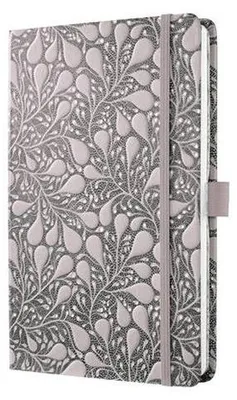 Zápisník, exkluzívny, A5, linajkový, 87 listov, tvrdá obálka, SIGEL "Jolie Enchanted Heart"