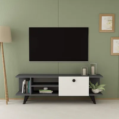 Obrázek produktu pro OHAIO TV stolek, antracit / bílá