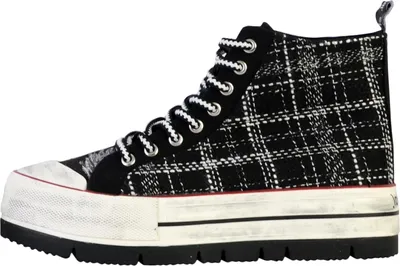 Immagine prodotto di Scarpe da ginnastica alte con lacci Crush BN