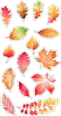 Produktbild von Sticker Puffies - Herbstblätter