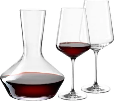 Immagine prodotto di Leonardo Set da vino XL PUCCINI – Set da 3 pezzi (decanter + 2 bicchieri)