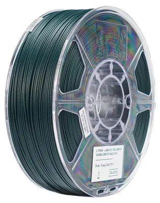 Image de eSUN EABS-CF 1,75 mm VERT FONCÉ 1 kg, 1 pièce, 1 kg